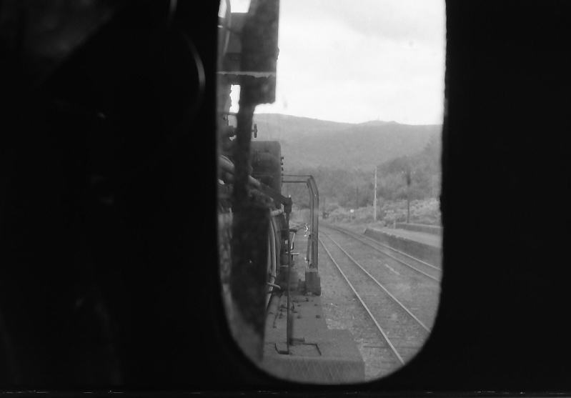 昭和４６年８月　比羅夫にてＤ５１のキャブから