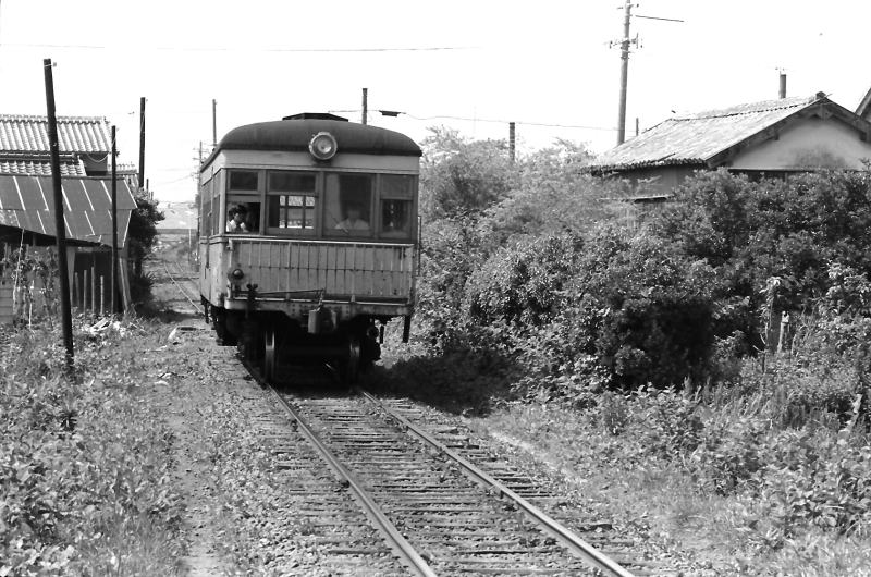 御坊臨港鉄道（現・紀州鉄道）　西御坊～市役所前