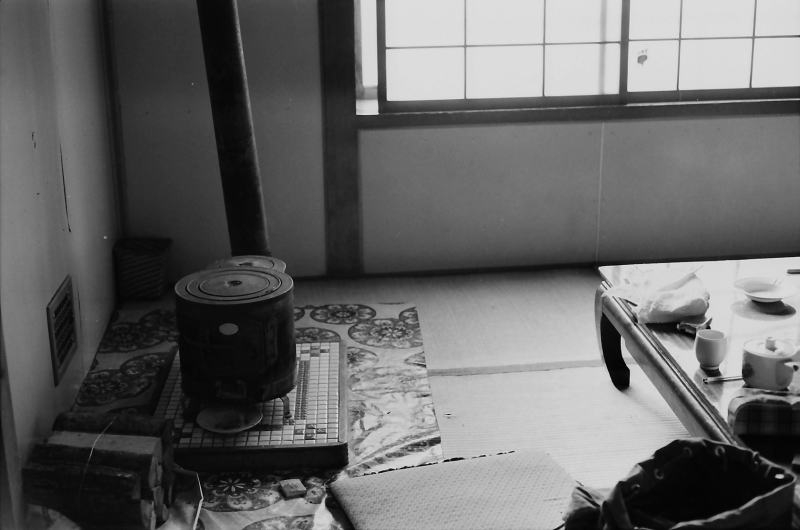 白滝駅前の旅館の部屋