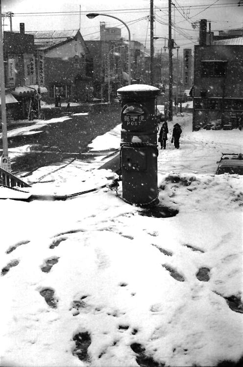 遠軽駅前の郵便ポスト