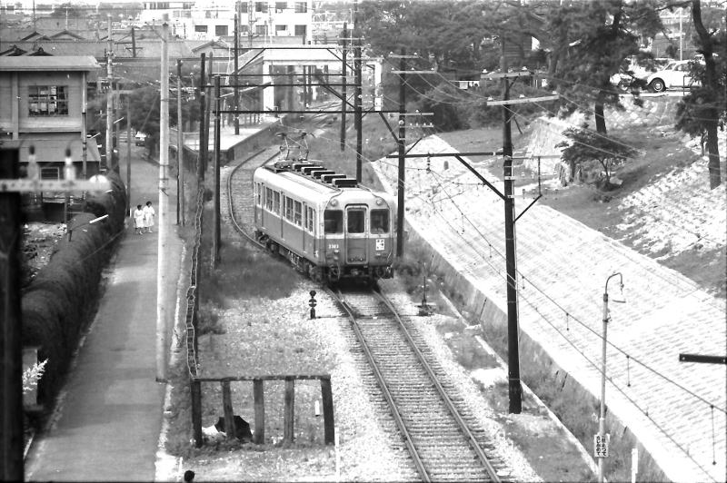 駅の風景　阪神電鉄　洲崎駅