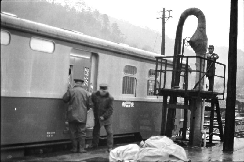 昭和46（1971）年3月　芸備線　備後落合駅