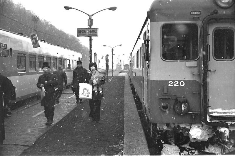 昭和４９年３月。石北本線遠軽駅