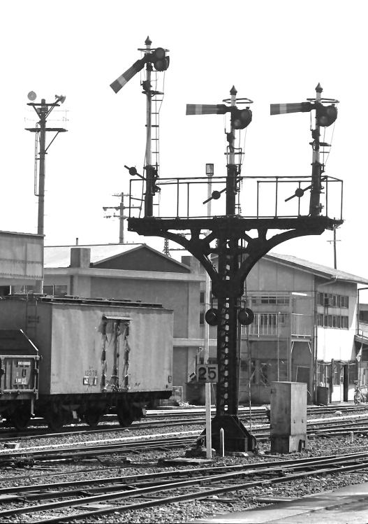 新宮駅の下り（天王寺方面）出発信号