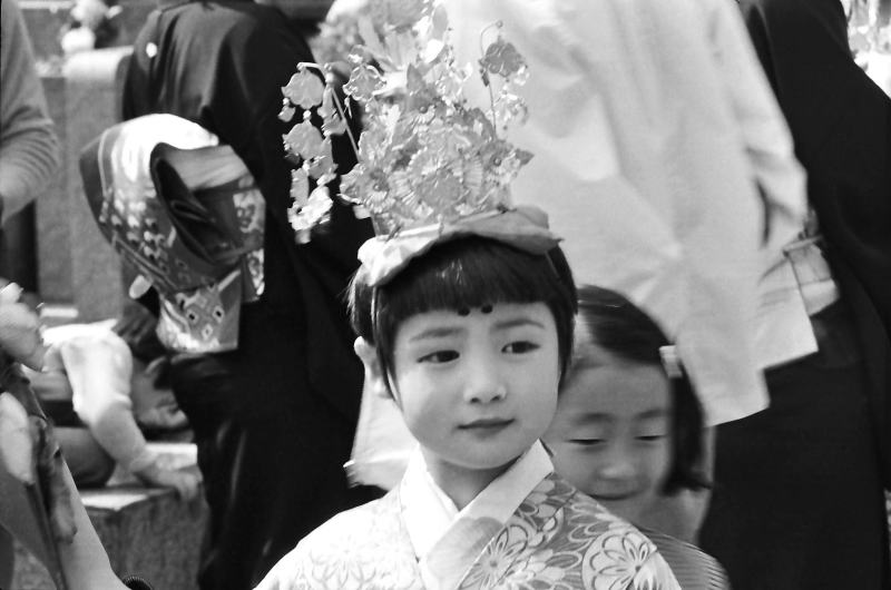 昭和の風景　晴れ姿の女の子