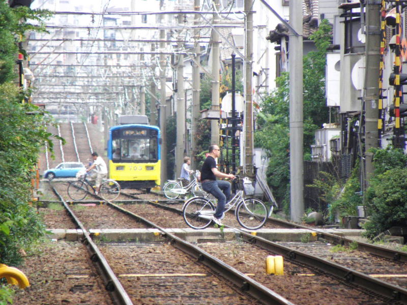 自転車が多い天下茶屋界隈