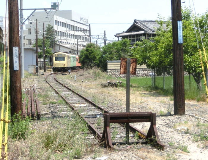 内部線の線路の終点