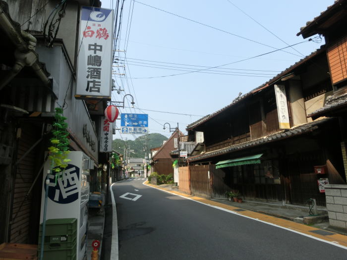 柳生の里へつながる道路沿い