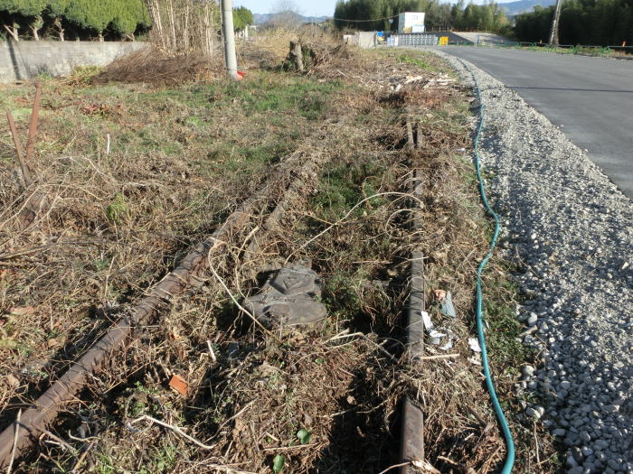 何本も分岐していたと思われる線路