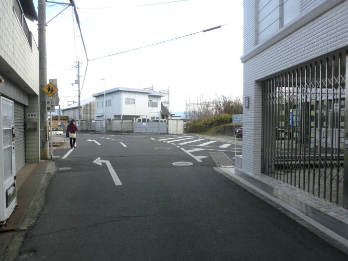 平端駅前に入る所