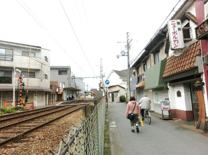 阪堺電車船尾駅付近　下町の雰囲気