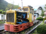 <B>鳥取県智頭町の保存機関車</B>