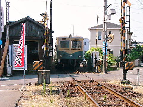 現在の西御坊駅　キハ603