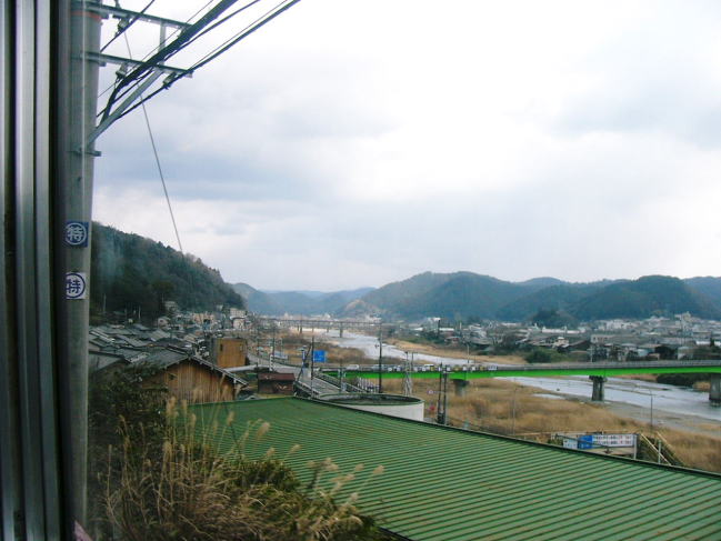 吉野川沿いの風景