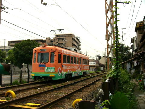 阪堺電車　御陵前付近