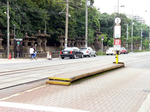 阪堺電車　住吉駅　恵美須町方面行きホーム