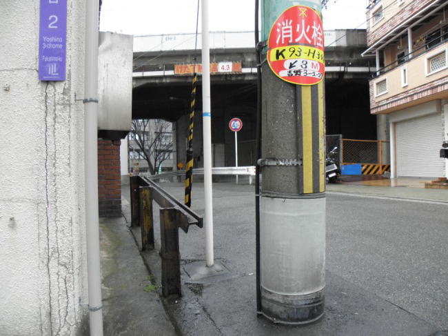 ここが踏み切り跡