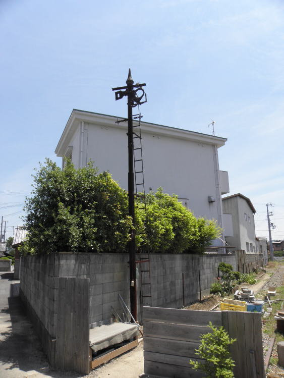 腕木信号機の残骸