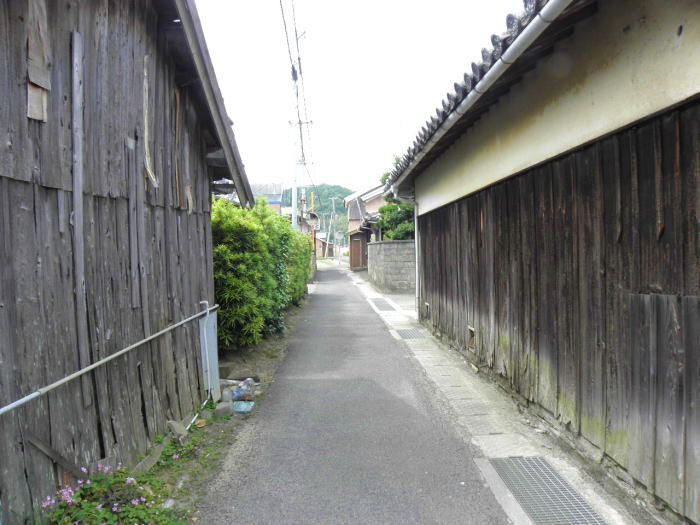 御坊駅へ向かう農村地帯