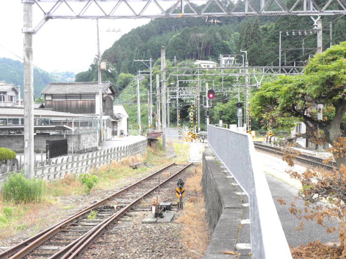 吉野神宮駅の引き込み線