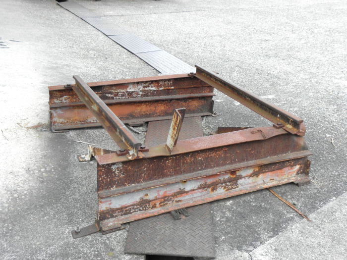 途中で見つけたレール