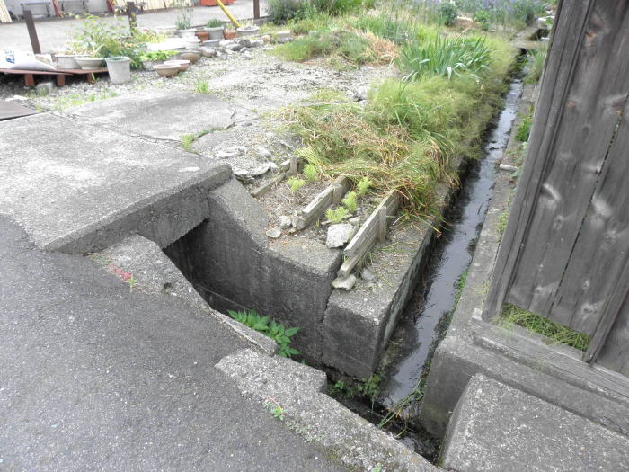 折り返し地点らしき線路の痕跡？