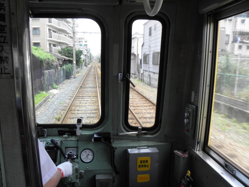 今池駅に向かう阪堺電車