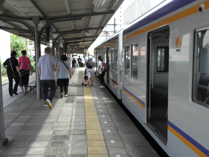 思ったよりも多い乗客