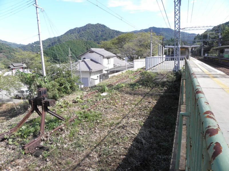 昔から気になっていた長谷寺駅の引き込み線